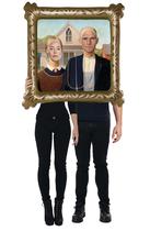 Traje inflável California Costumes American Gothic Farmer