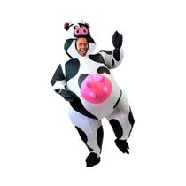 Traje inflável do sopro do ar, traje deluxe da vaca do halloween Traje inflável do sopro do ar, traje deluxe da vaca do halloween