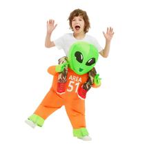 Traje inflável GOOSH Alien para festa de Halloween infantil Traje inflável GOOSH Alien para festa de Halloween infantil