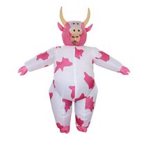 Traje inflável RHYTHMARTS Pink Cow para adultos com ventilador