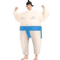 Traje inflável Threadsorcery Adult Sumo Wrestler Blue