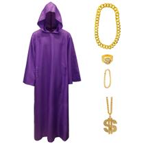 Traje IvyRobes Shadow Wizard Money Gang Halloween Purple
