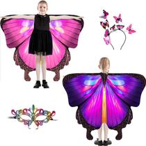 Traje LYL. Conjunto de asas de borboleta de dupla face Ling para crianças Traje LYL. Conjunto de asas de borboleta de dupla face Ling para crianças