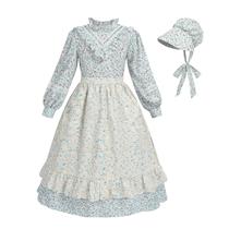 Traje Nuoqi Colonial Dress Pioneer 1800 Victorian Girls Traje Nuoqi Colonial Dress Pioneer 1800 Victorian Girls