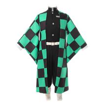 Traje Nuoqi Tanjiro Kamado, roupa de cosplay, verde M Traje Nuoqi Tanjiro Kamado, roupa de cosplay, verde M