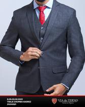 Traje plus size chumbo xadrez PV