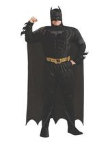 Traje Rubies DC Batman The Dark Knight Rises para homens Plus Traje Rubies DC Batman The Dark Knight Rises para homens Plus