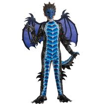 Traje Spooktacular Creations Black and Blue Dragon Boys