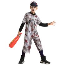 Traje Spooktacular Creations Zombie Baseball Player Boys S