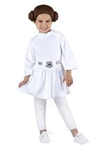 Traje STAR WARS Princess Leia, vestido infantil de tecido 3-4T