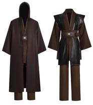 Traje Zngewcv Adult Jedi Anakin, túnica de café, 3G Traje Zngewcv Adult Jedi Anakin, túnica de café, 3G