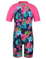Trajes de banho TFJH E Girls Rash Guard, proteção solar infantil, mais de 50, roupa de banho, 1 peça de roupa de banho Navy Flower 4A Trajes de banho TFJH E Girls Rash Guard, proteção solar infantil, mais de 50, roupa de banho, 1 peça de roupa de banho Navy Flower 4A