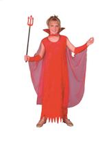 Trajes infantis de RG de tamanho médio Glamour Devil Girl, branco Trajes infantis de RG de tamanho médio Glamour Devil Girl, branco