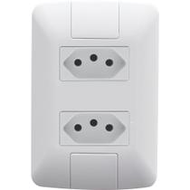 Tramontina Aria Conjunto 4x2 2 Tomada 10A - 250V Tramontina Aria Conjunto 4x2 2 Tomada 10A - 250V