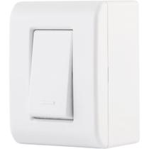 Tramontina Caixa de Sobrepor com 1 Interruptor Simples 10 a 250 V Lizflex Branca Tramontina Caixa de Sobrepor com 1 Interruptor Simples 10 a 250 V Lizflex Branca