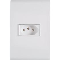 Tramontina Conjunto 4x2 com 1 Tomada 2p+t Liz 10a 250 V Branco Tramontina Conjunto 4x2 com 1 Tomada 2p+t Liz 10a 250 V Branco