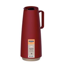 Tramontina Exata Bule Térmico 1L Vermelho Polipropileno Ampola Vidro Café Chá Tramontina Exata Bule Térmico 1L Vermelho Polipropileno Ampola Vidro Café Chá