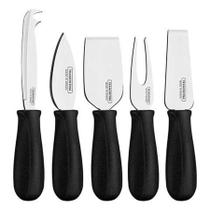 Tramontina Kit P/queijo Inox 5pc Harmoniz Preto 23498019