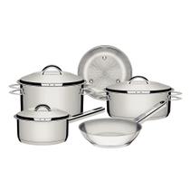 Tramontina Kit Panela Inox Solar 5pc 65510780 Tramontina Kit Panela Inox Solar 5pc 65510780