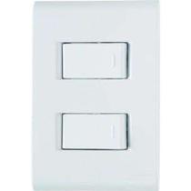 Tramontina liz - conj 4x2 2 interruptores simples Tramontina liz - conj 4x2 2 interruptores simples