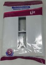 Tramontina liz - placa 4x4 2 modulos