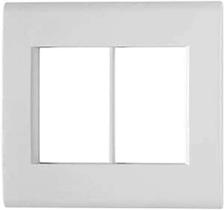 Tramontina liz - placa 4x4 6 modulos