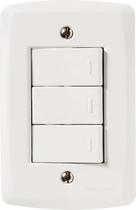 Tramontina lux2 - conj 4x2 3 interruptor simples