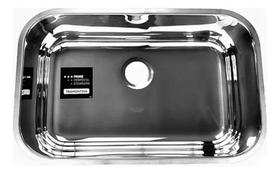 Tramontina Prime Lavínia cuba em aço inox 304 N2 alto brilho 56x34x17cm