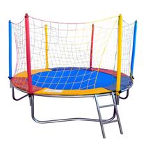 Trampolim Cama Elástica Pula Pula 2,30m Playground Nacional Infantil Suporta 90kg