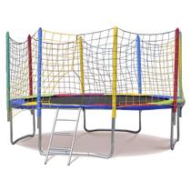 Trampolim Cama Elástica Pula Pula 3,05m 3m Grande Reforçada Suporta Até 150kg Parquinho Playground