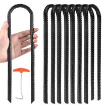 Trampolim Ground Wind Stakes Anchors GESTONE 12 cm, pacote com 8