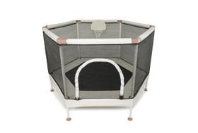Trampolim Square House Kids de 1,5 m com rede de segurança e cesta de basquete Trampolim Square House Kids de 1,5 m com rede de segurança e cesta de basquete