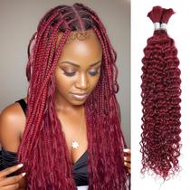Trança de cabelo LOLLY HAIR Deep Water Wave 100g 70cm 99J Red