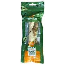 Trança de Couro Bovino para Cachorro Natuka - Mordedor Natural Pet P