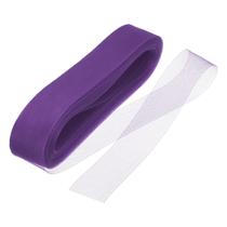 Trança de crina de cavalo MECCANIXITY 50 m rígida, 5 cm de largura, poliéster roxo