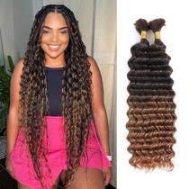 Trança humana de cabelo Urbeauty Boho Braids Ginger Deep Wave