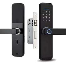 Tranca Inteligente Digital Biométrica com App WiFi e Chave Entrega Rápida