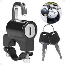 Tranca para Capacete de Moto Fixa no Guidão Compatível com Diâmetro de 20 a 26 mm OEM