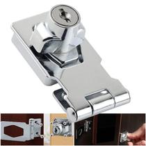 Tranca Para Porta Fechadura Do Armário Trava Chave Casa Profissional