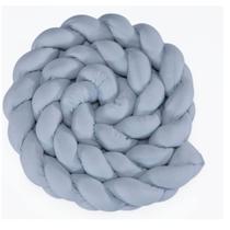 Trança Protetor de Berço Luxo 2,50m 4,00m e 5,50m para Mini Berço, Moisés, Berço e Cama