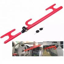 Tranca Trava Segurança Volante Pedal Carro Anti Furto 4X1