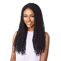 Tranças de crochê Sensationnel Lulutress 2X totalmente dobradas Micro Locs 18
