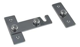 Tranqueta Chata (Fecho Janela/ Porta de Correr) em Latão (Cromado ou Our Velho) Isero