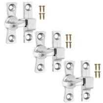 Tranqueta Fecho Trinco Bico Virado Porta Janela Kit 03 Un Tranqueta Fecho Trinco Bico Virado Porta Janela Kit 03 Un