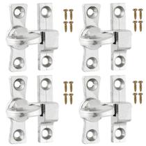 Tranqueta Fecho Trinco Bico Virado Porta Janela Kit 04 Un