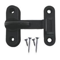 Tranqueta Trinco Fecho PVC P/ Porta Sanfonada Janela Preto