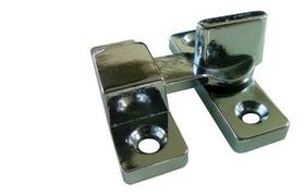 Tranqueta Trinco Tramela Porta Alumínio Aço Zamak Cromado