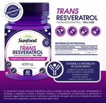 Trans Resveratrol 98% Pure 60 caps Sunfood
