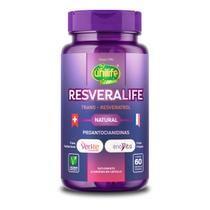 Trans Resveratrol Resveralife Unilife 60 Cápsulas