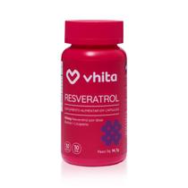 Trans Resveratrol Vhita 165mg Licopeno Vitamina B7 Proantocianidinas 4x1 - 30 cápsulas